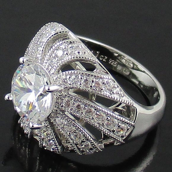 Victoria Wieck 3.89ct Absolute "Sunray" Dome Ring - Picture 5 of 7